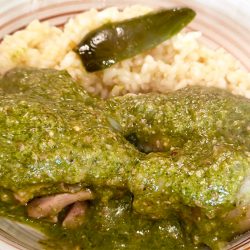 Receta de mole verde con pollo