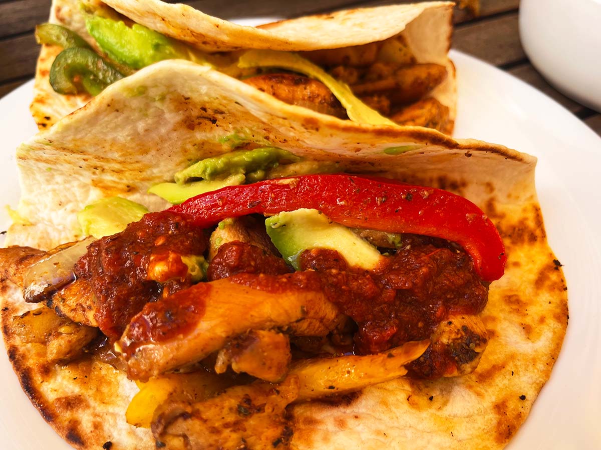 Fajitas de pollo